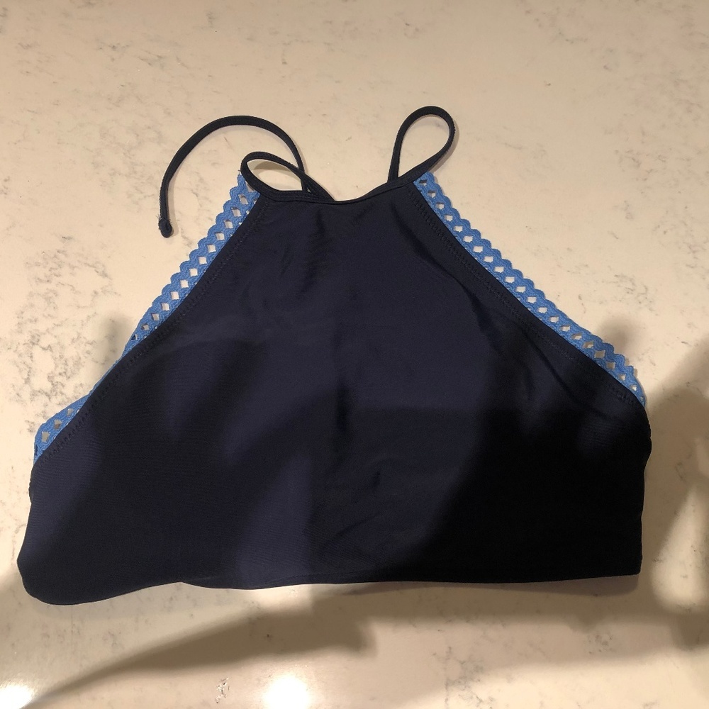 Aerie High Neck Swim Top Size Medium NWT